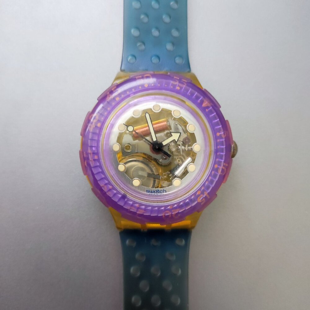 Vintage Scuba Swatch 200 Summer 1991